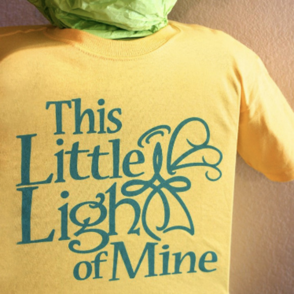Christian T-Shirt Little Light of Mine Kids Yellow - Picture 8 of 8